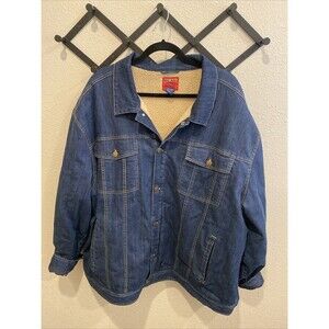 Big Mac Denim Jacket Sherpa Lined Men’s 3XL Vintage